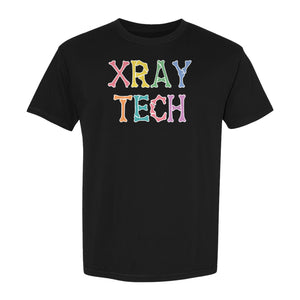 X-Ray Tech T-Shirt, Retro Letter Design for Radiology Technologists and Students