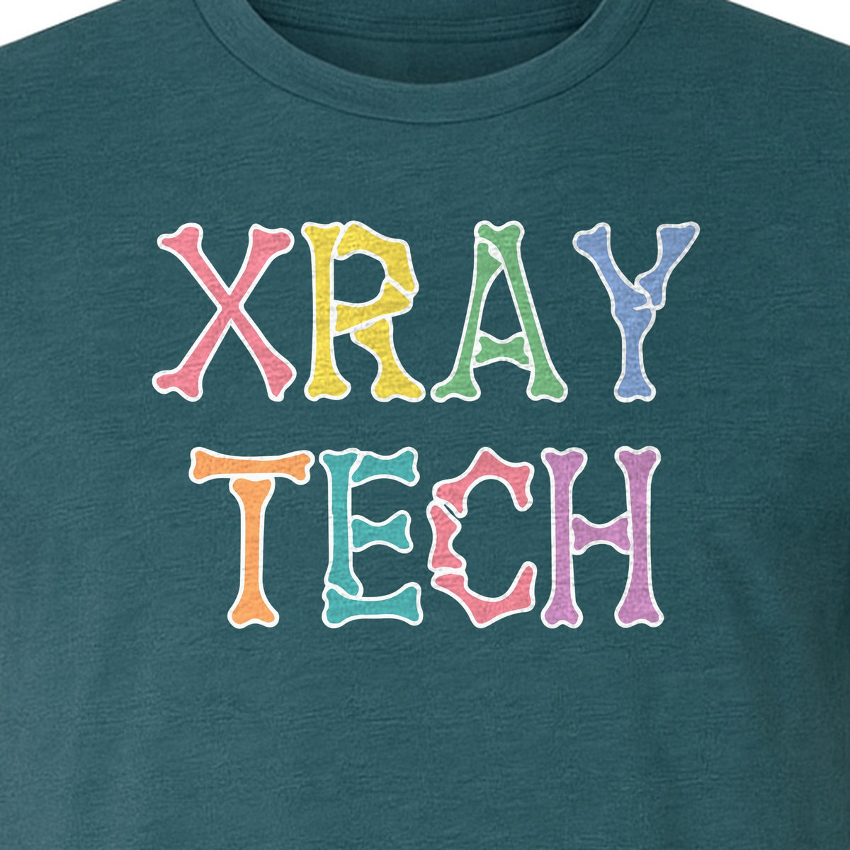 X-Ray Tech T-Shirt, Retro Letter Design for Radiology Technologists and Students
