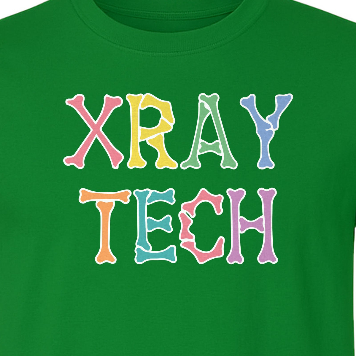 X-Ray Tech T-Shirt, Retro Letter Design for Radiology Technologists and Students