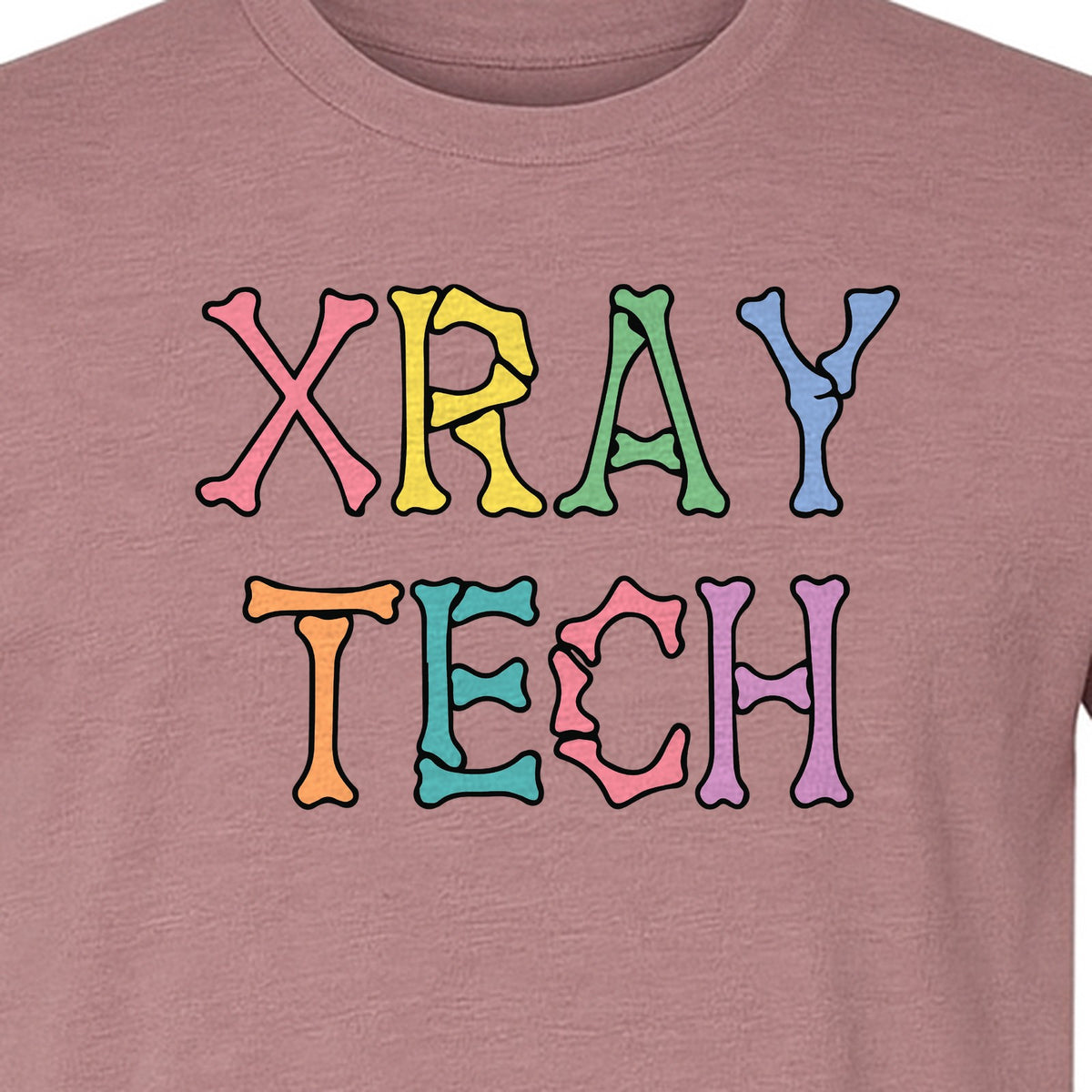 X-Ray Tech T-Shirt, Retro Letter Design for Radiology Technologists and Students