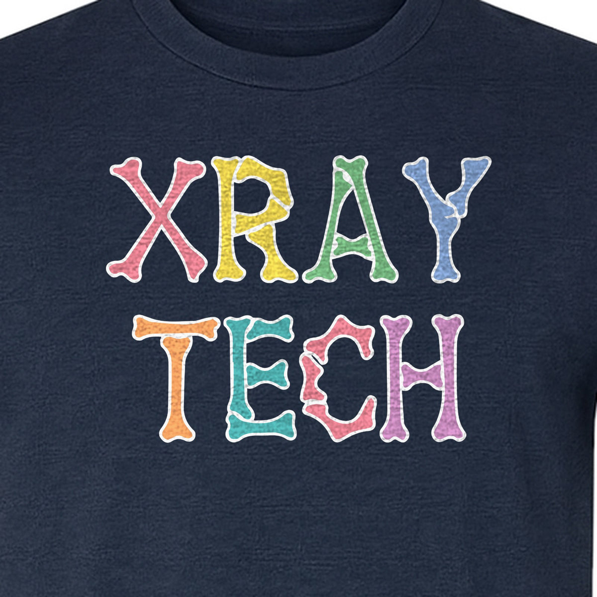 X-Ray Tech T-Shirt, Retro Letter Design for Radiology Technologists and Students
