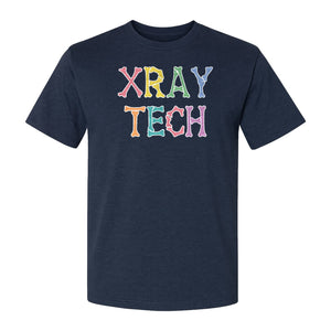 X-Ray Tech T-Shirt, Retro Letter Design for Radiology Technologists and Students