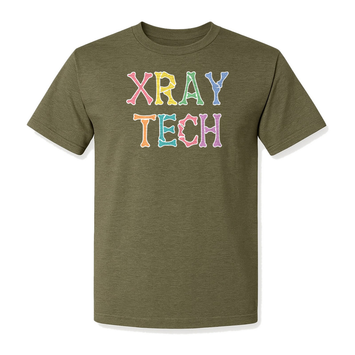 X-Ray Tech T-Shirt, Retro Letter Design for Radiology Technologists and Students