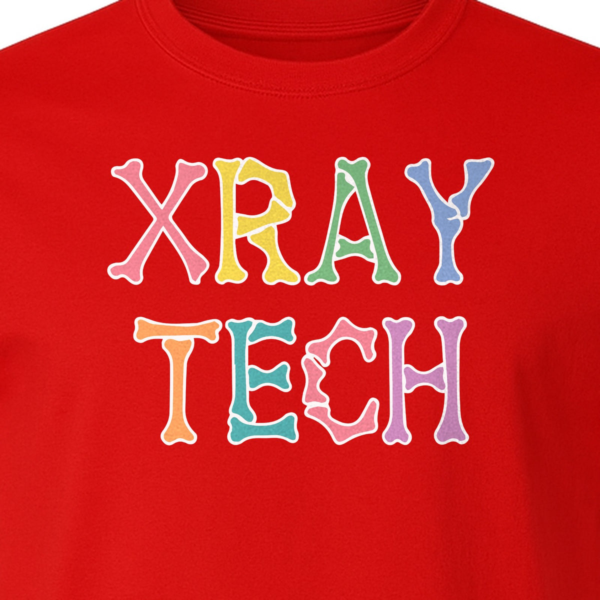 X-Ray Tech T-Shirt, Retro Letter Design for Radiology Technologists and Students