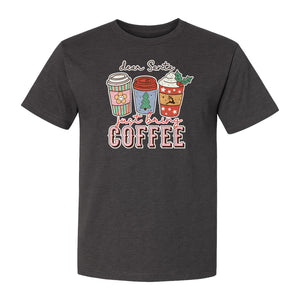 Dear Santa Just Bring Coffee T-Shirt, Christmas Holiday Graphic for Caffeine Lovers
