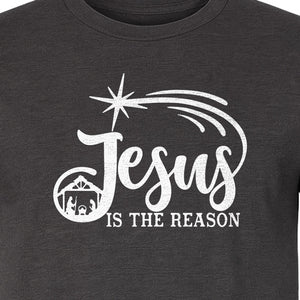 Jesus Is The Reason Christmas T-Shirt, Christian Nativity Star Faith Holiday Gift