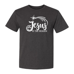 Jesus Is The Reason Christmas T-Shirt, Christian Nativity Star Faith Holiday Gift