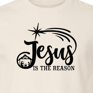 Jesus Is The Reason Christmas T-Shirt, Christian Nativity Star Faith Holiday Gift