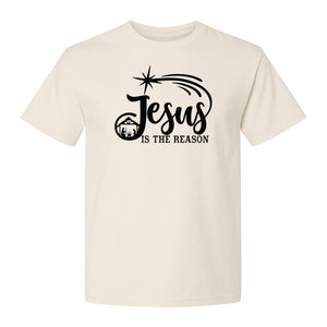 Jesus Is The Reason Christmas T-Shirt, Christian Nativity Star Faith Holiday Gift