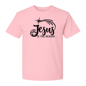 Jesus Is The Reason Christmas T-Shirt, Christian Nativity Star Faith Holiday Gift