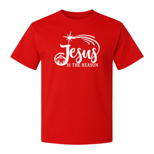 Jesus Is The Reason Christmas T-Shirt, Christian Nativity Star Faith Holiday Gift
