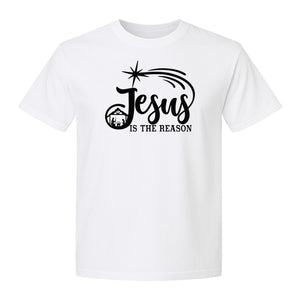 Jesus Is The Reason Christmas T-Shirt, Christian Nativity Star Faith Holiday Gift