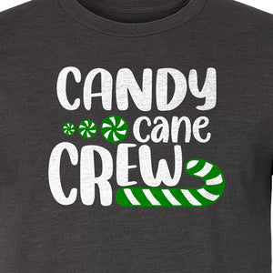 Christmas T-Shirt, Candy Cane Crew Graphic for Matching Family Holiday Parties