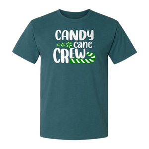 Christmas T-Shirt, Candy Cane Crew Graphic for Matching Family Holiday Parties