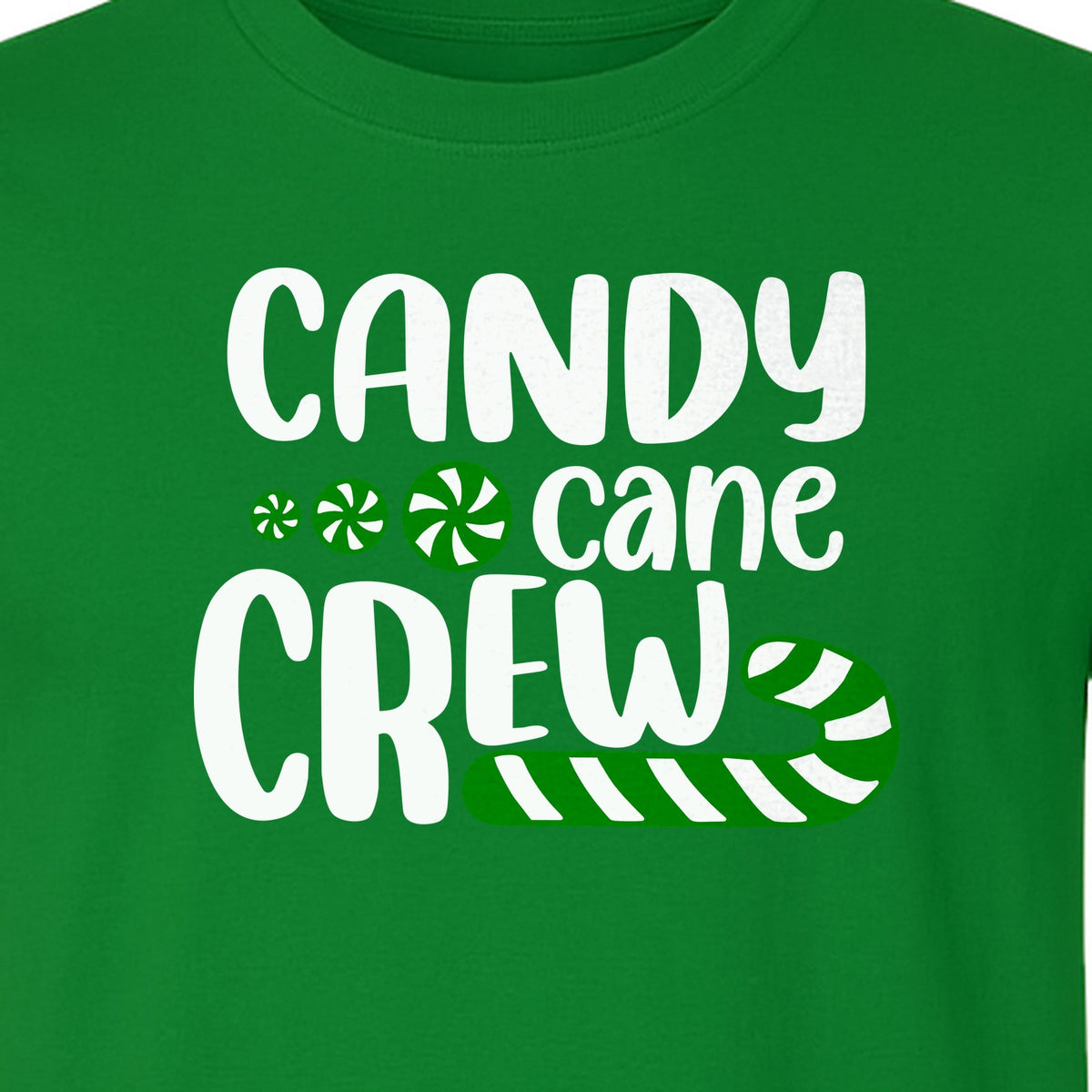 Christmas T-Shirt, Candy Cane Crew Graphic for Matching Family Holiday Parties