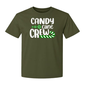 Christmas T-Shirt, Candy Cane Crew Graphic for Matching Family Holiday Parties