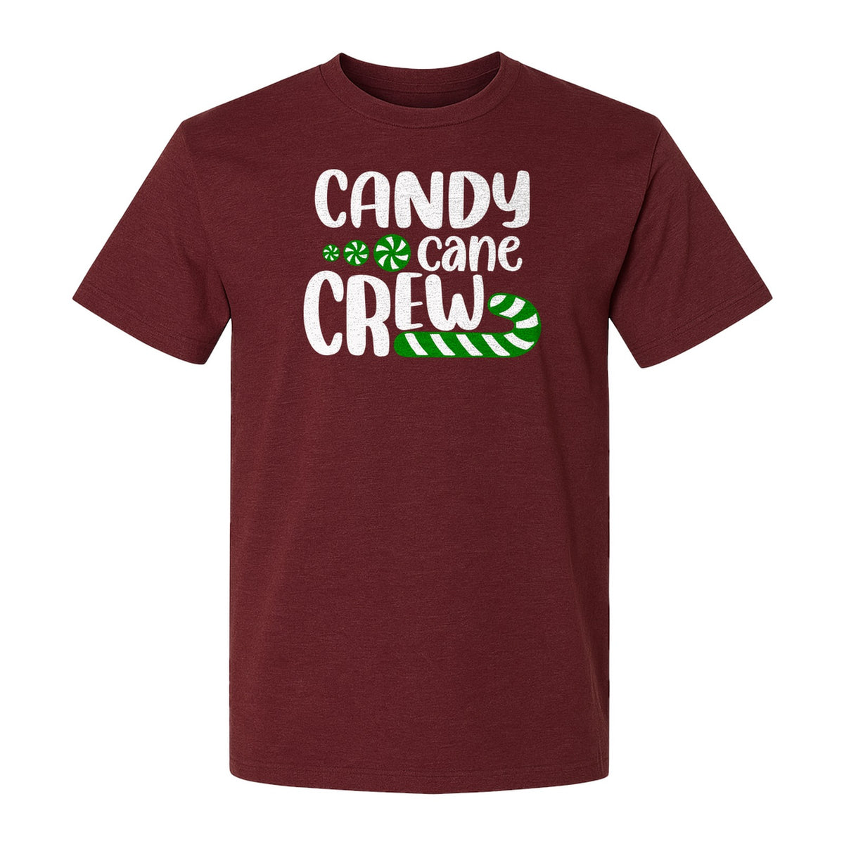 Christmas T-Shirt, Candy Cane Crew Graphic for Matching Family Holiday Parties