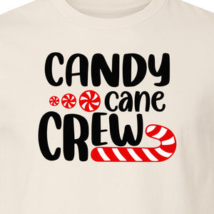 Christmas T-Shirt, Candy Cane Crew Graphic for Matching Family Holiday Parties