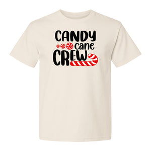Christmas T-Shirt, Candy Cane Crew Graphic for Matching Family Holiday Parties