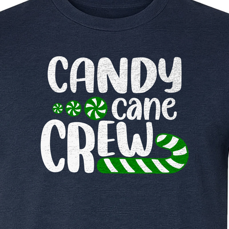 Christmas T-Shirt, Candy Cane Crew Graphic for Matching Family Holiday Parties
