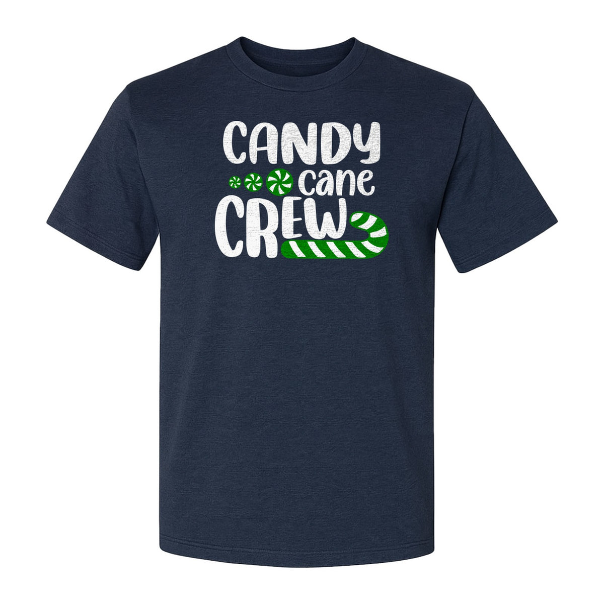 Christmas T-Shirt, Candy Cane Crew Graphic for Matching Family Holiday Parties