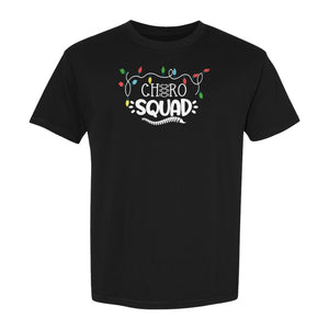 Chiropractor Christmas T-Shirt, Chiro Squad Spine and Holiday Lights Graphic for Chiropractic Teams
