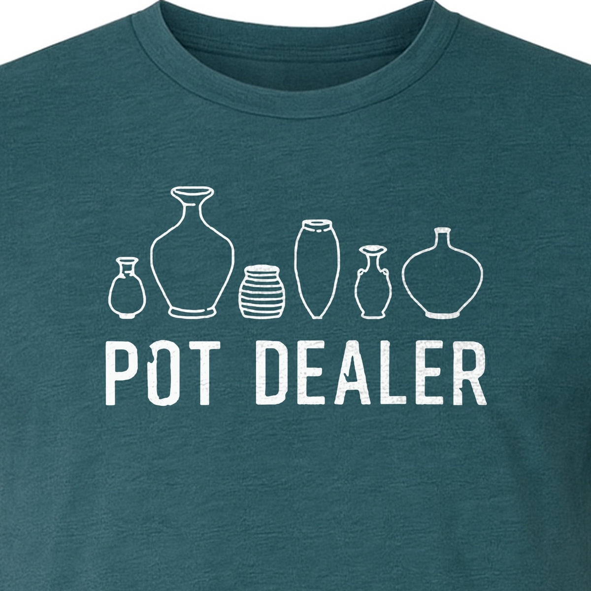 Pot Dealer T-Shirt, Funny Pottery Vase Design for Ceramic Artists and Clay Lovers