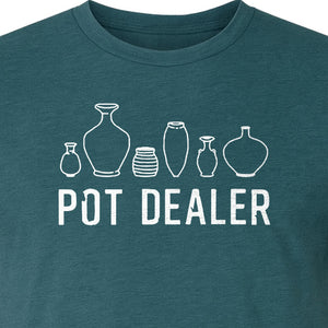 Pot Dealer T-Shirt, Funny Pottery Vase Design for Ceramic Artists and Clay Lovers