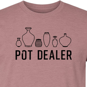 Pot Dealer T-Shirt, Funny Pottery Vase Design for Ceramic Artists and Clay Lovers