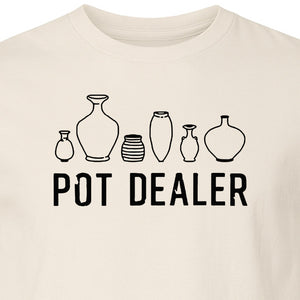 Pot Dealer T-Shirt, Funny Pottery Vase Design for Ceramic Artists and Clay Lovers