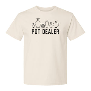Pot Dealer T-Shirt, Funny Pottery Vase Design for Ceramic Artists and Clay Lovers