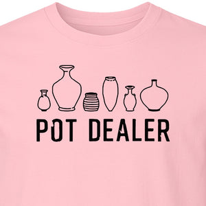 Pot Dealer T-Shirt, Funny Pottery Vase Design for Ceramic Artists and Clay Lovers