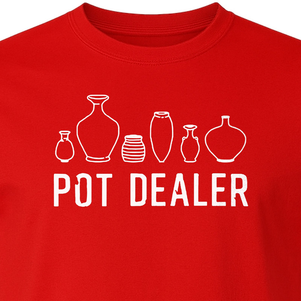 Pot Dealer T-Shirt, Funny Pottery Vase Design for Ceramic Artists and Clay Lovers