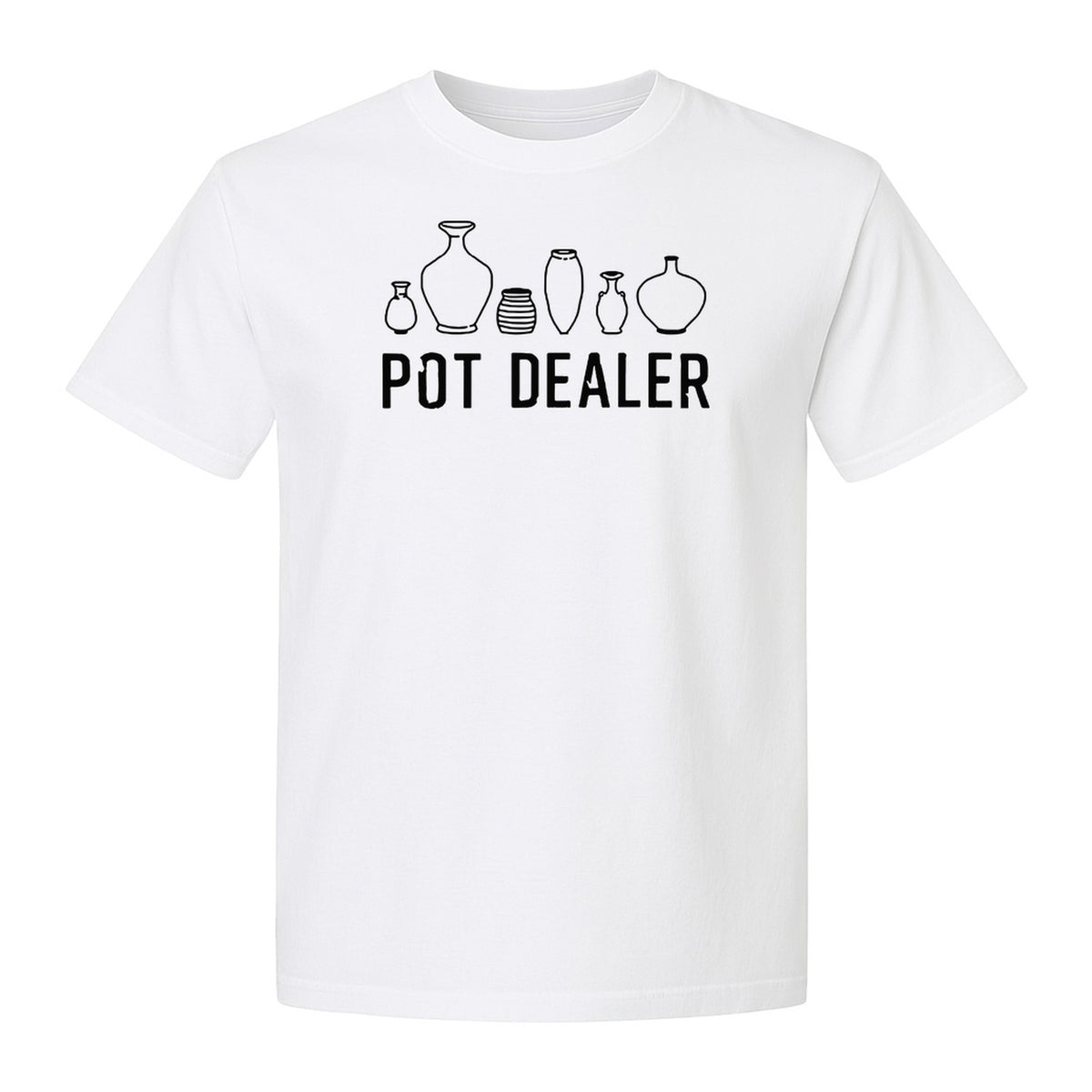 Pot Dealer T-Shirt, Funny Pottery Vase Design for Ceramic Artists and Clay Lovers