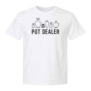 Pot Dealer T-Shirt, Funny Pottery Vase Design for Ceramic Artists and Clay Lovers