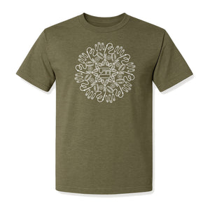 Sewing Machine T-Shirt, Circular Notions Line Art Design for Quilters and Seamstresses