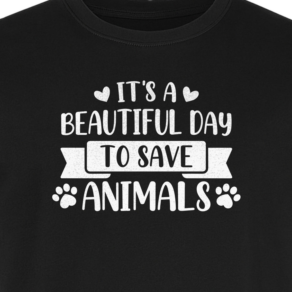 It's a Beautiful Day to Save Animals T-Shirt, Pet Rescue Graphic for Shelter Volunteers and Advocates