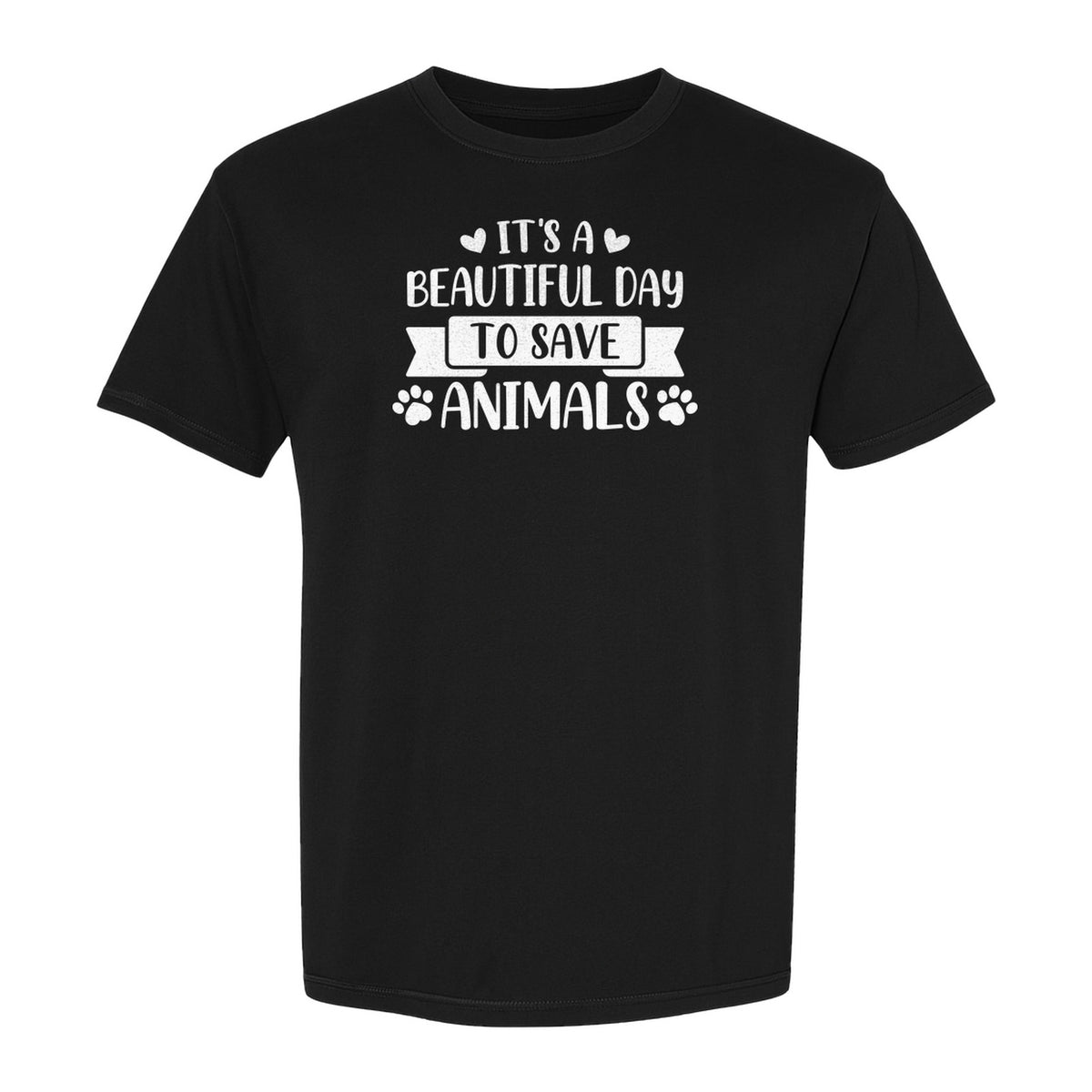 It's a Beautiful Day to Save Animals T-Shirt, Pet Rescue Graphic for Shelter Volunteers and Advocates