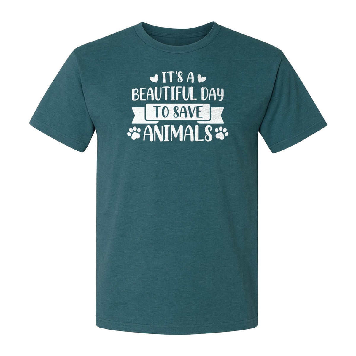 It's a Beautiful Day to Save Animals T-Shirt, Pet Rescue Graphic for Shelter Volunteers and Advocates