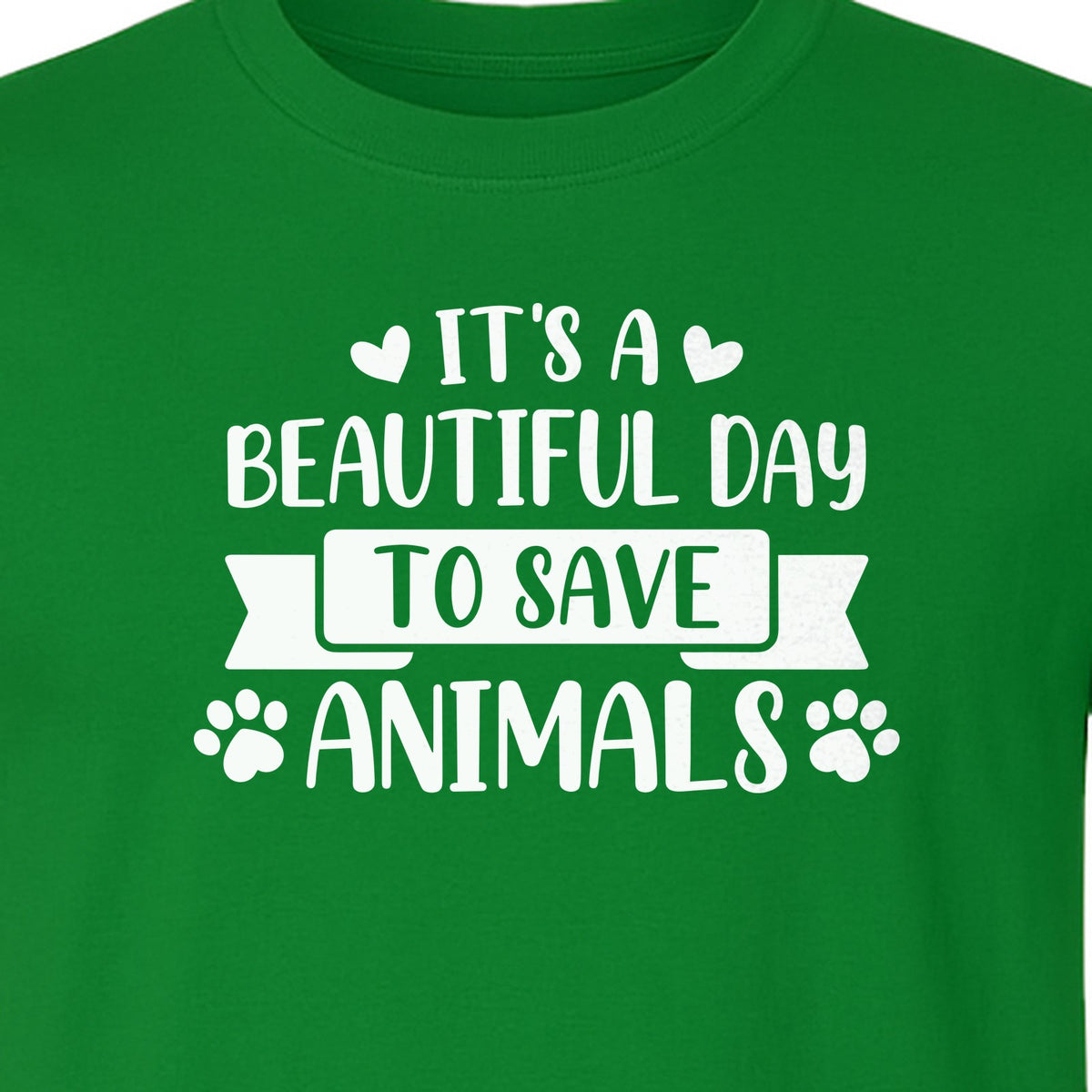 It's a Beautiful Day to Save Animals T-Shirt, Pet Rescue Graphic for Shelter Volunteers and Advocates