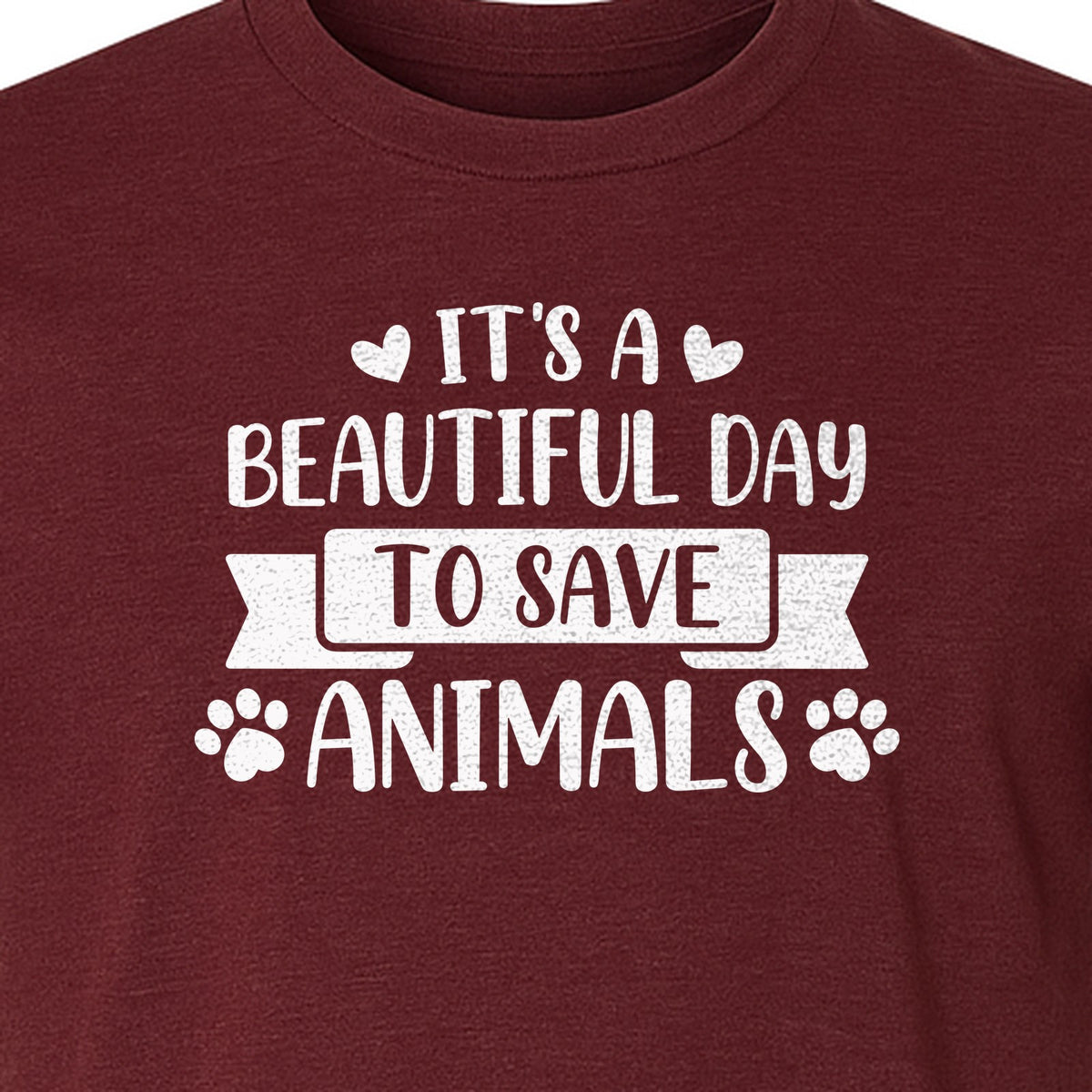 It's a Beautiful Day to Save Animals T-Shirt, Pet Rescue Graphic for Shelter Volunteers and Advocates