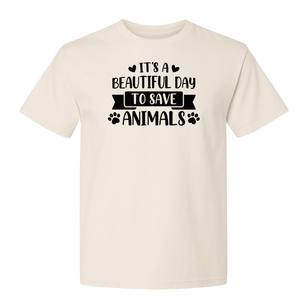 It's a Beautiful Day to Save Animals T-Shirt, Pet Rescue Graphic for Shelter Volunteers and Advocates