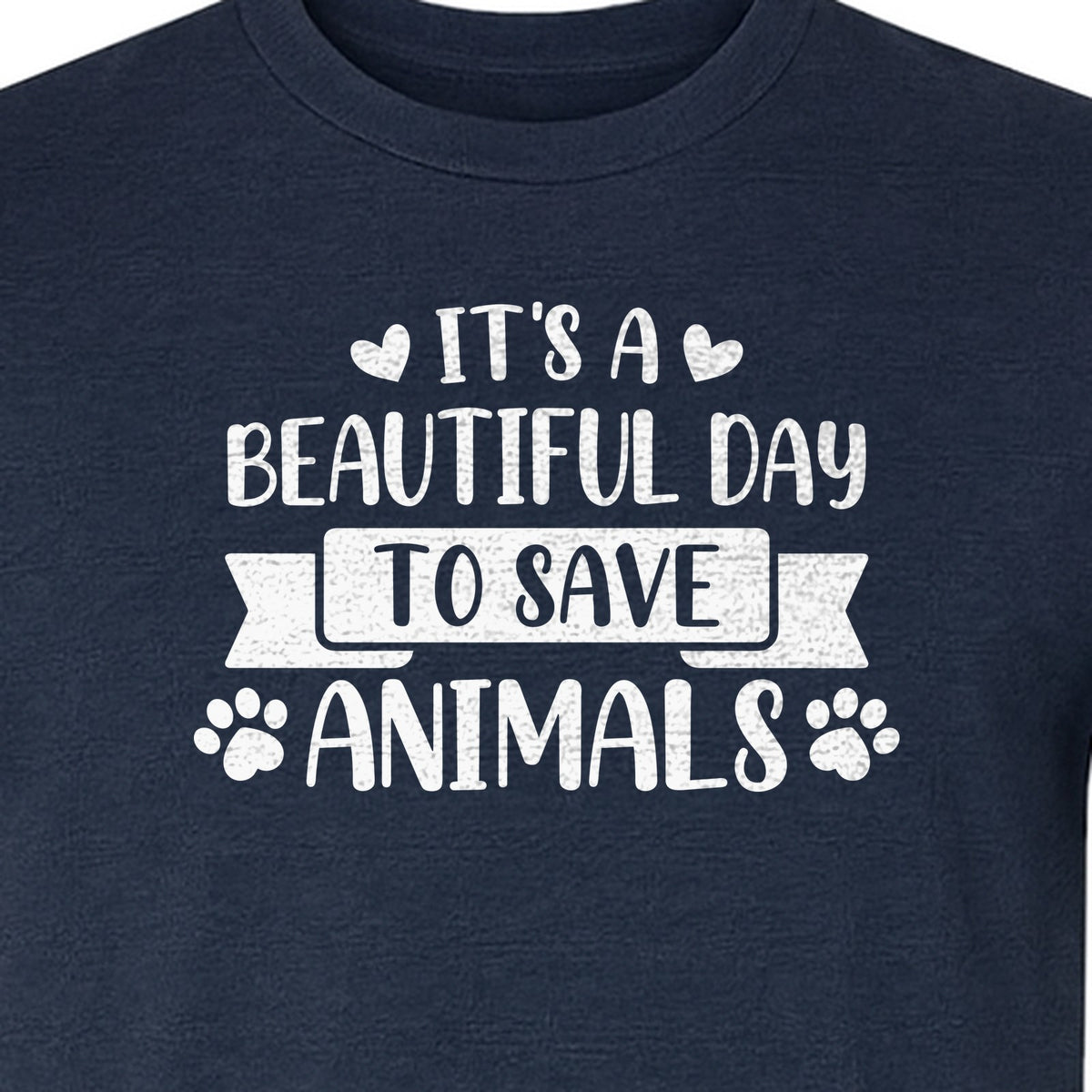 It's a Beautiful Day to Save Animals T-Shirt, Pet Rescue Graphic for Shelter Volunteers and Advocates