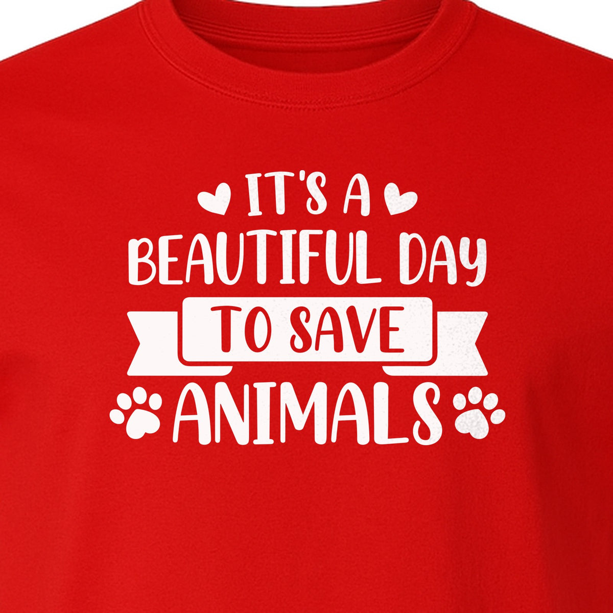 It's a Beautiful Day to Save Animals T-Shirt, Pet Rescue Graphic for Shelter Volunteers and Advocates