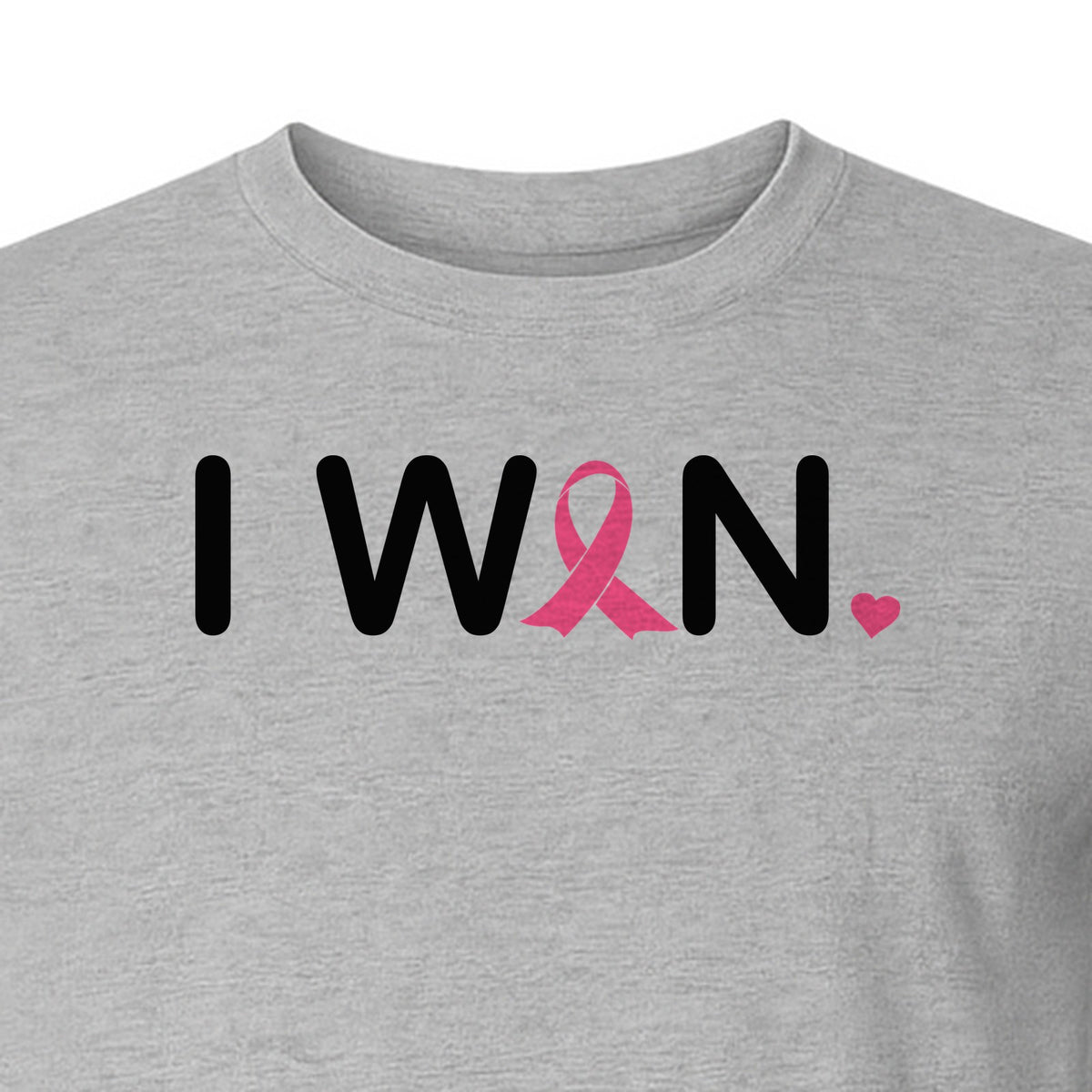 Breast Cancer Survivor T-Shirt, I Won Pink Ribbon Awareness Design for Strength and Support