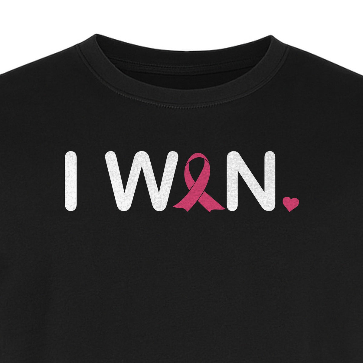 Breast Cancer Survivor T-Shirt, I Won Pink Ribbon Awareness Design for Strength and Support