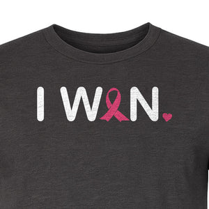 Breast Cancer Survivor T-Shirt, I Won Pink Ribbon Awareness Design for Strength and Support