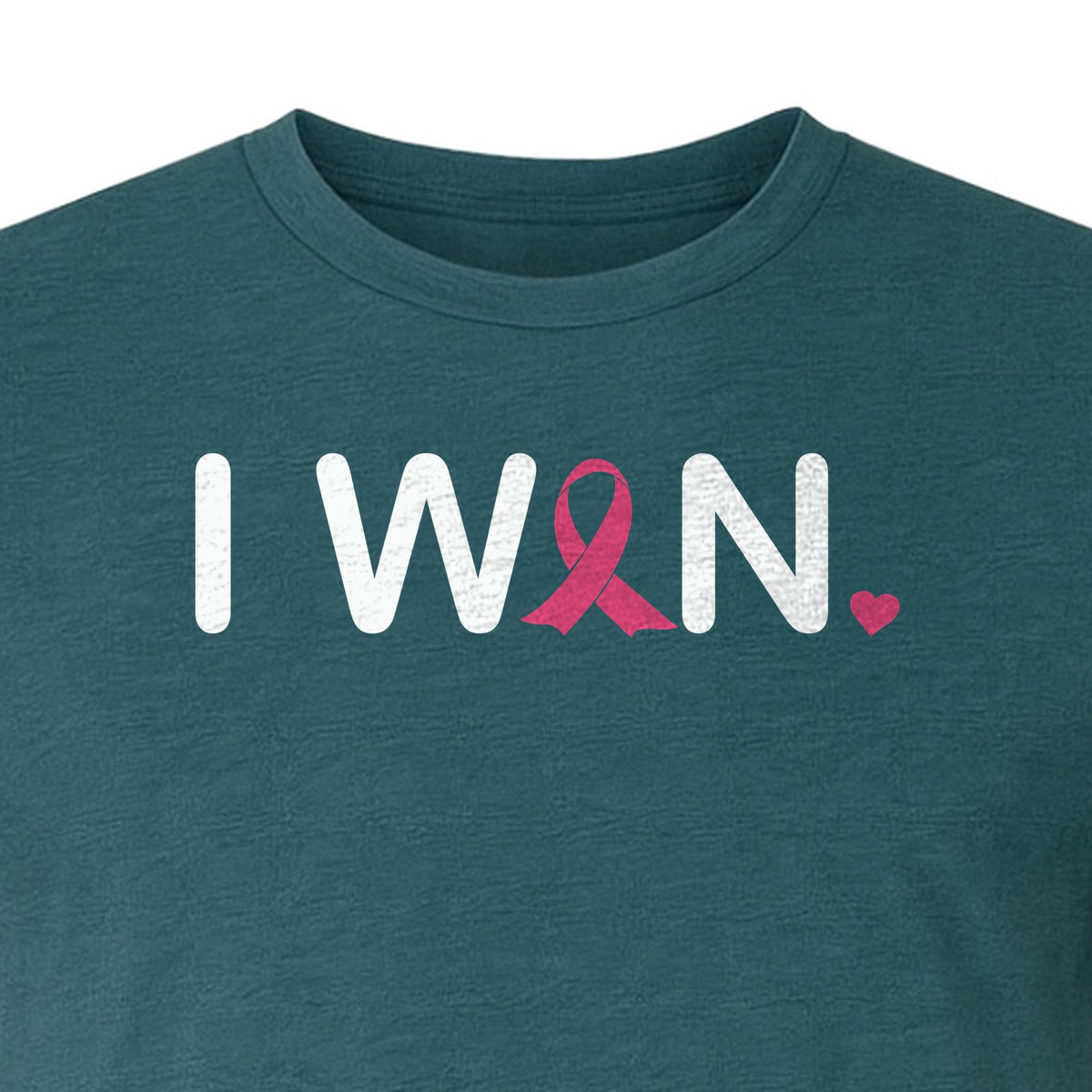 Breast Cancer Survivor T-Shirt, I Won Pink Ribbon Awareness Design for Strength and Support