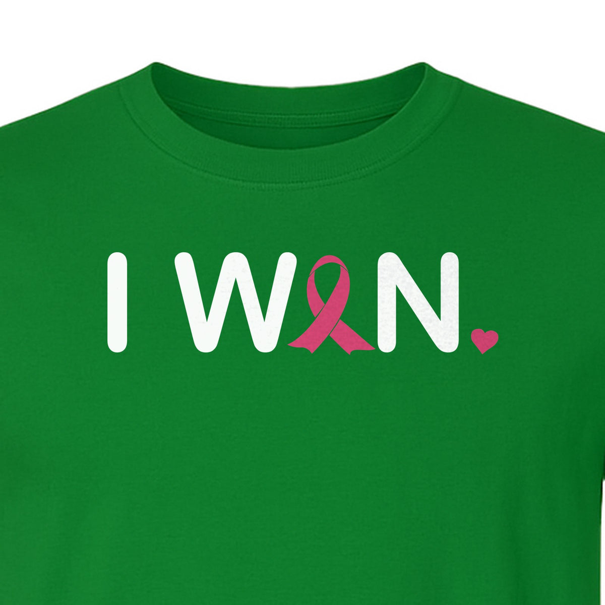 Breast Cancer Survivor T-Shirt, I Won Pink Ribbon Awareness Design for Strength and Support