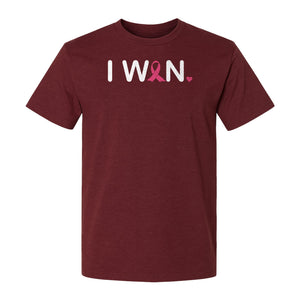 Breast Cancer Survivor T-Shirt, I Won Pink Ribbon Awareness Design for Strength and Support